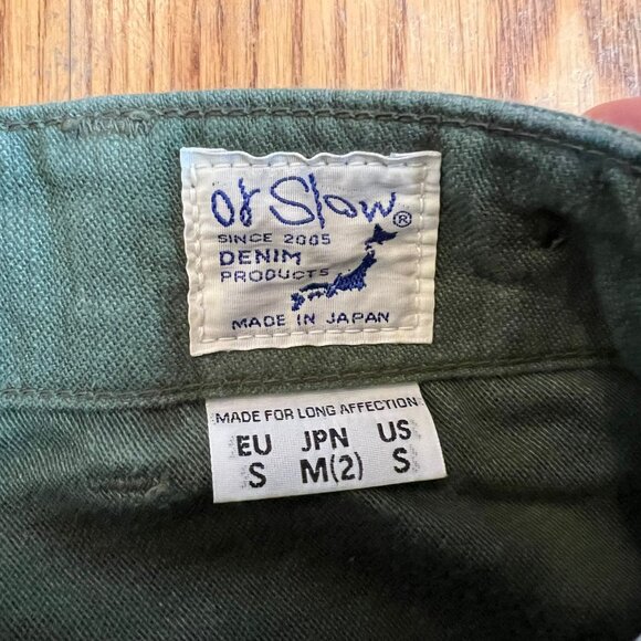 OrSlow Fatigue Straight Leg Cotten Trousers - Picture 3 of 6